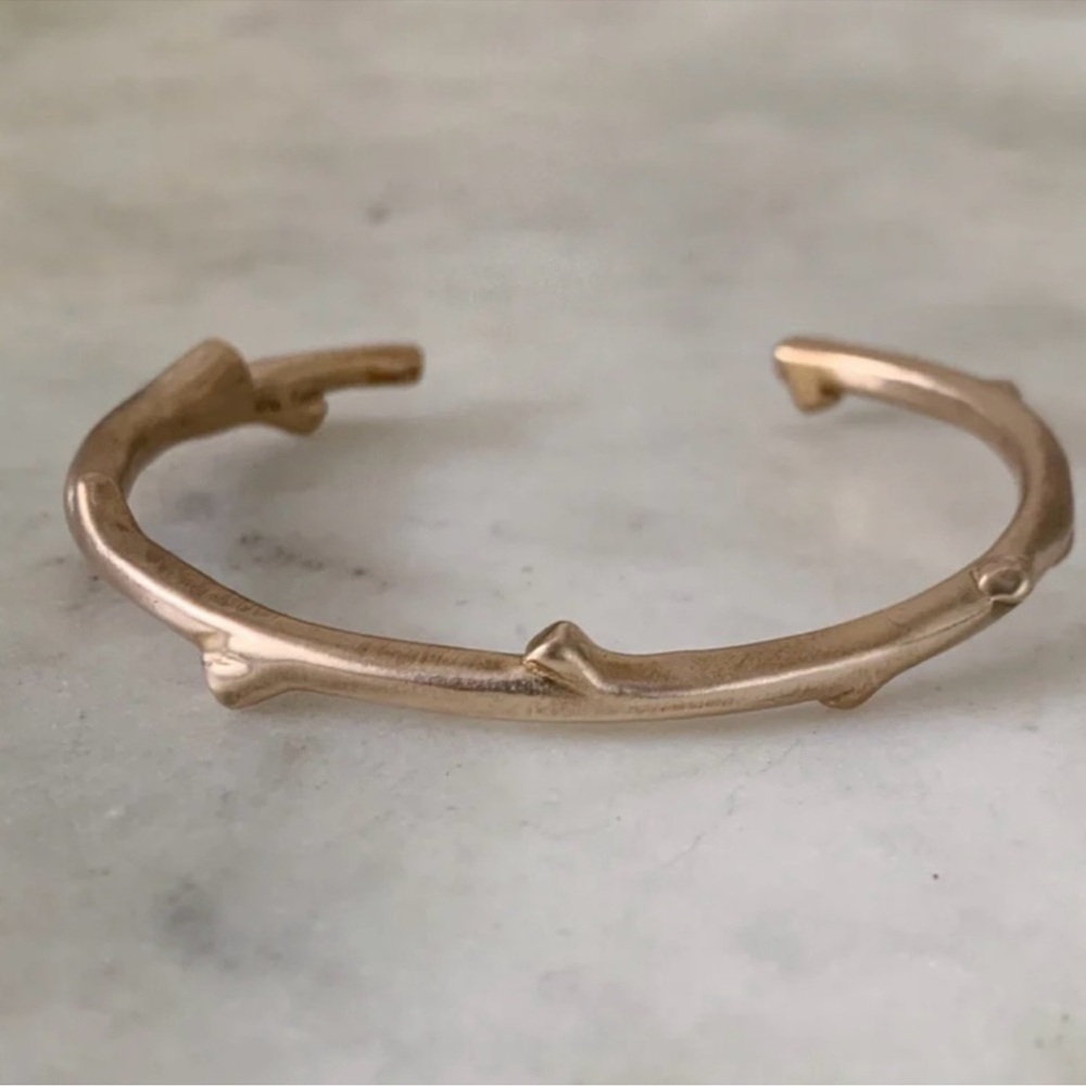 MIMOSA HANDCRAFTED | RED STICK CUFF | BRONZE | SMALL